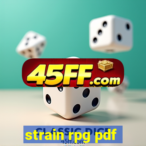 strain rpg pdf